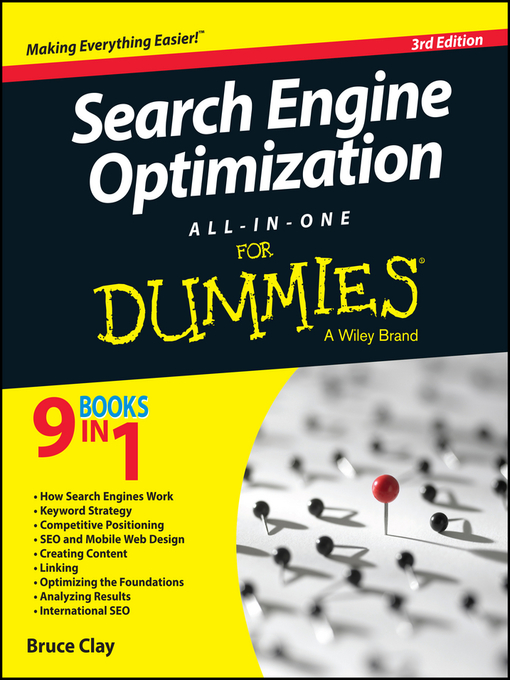 Title details for Search Engine Optimization All-in-One For Dummies by Bruce Clay - Available